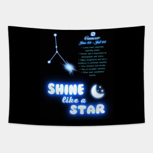 Shine Like A Star - Cancer Tapestry