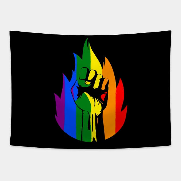 Pride Power Tapestry by Getsousa