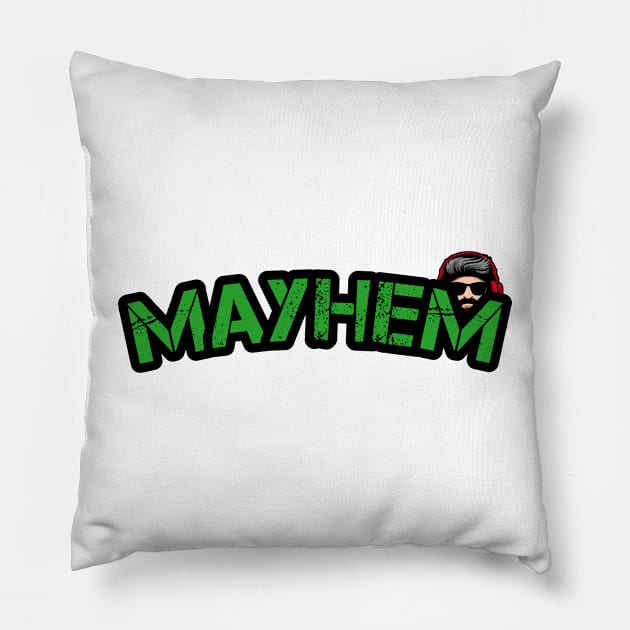 Mayhem 2022 Pillow by Mayhem's Shorts Podcast