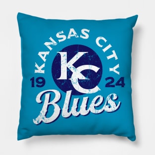 Kansas City Blues Pillow