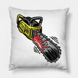 Chainsaw Mayhem Pillow