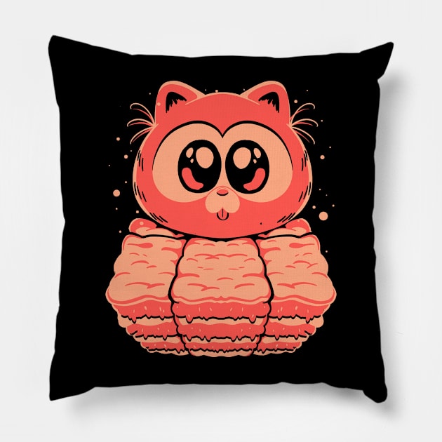 First Love Lasagna Pillow by fitasartwork