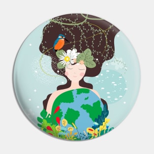 Mother Earth Pin