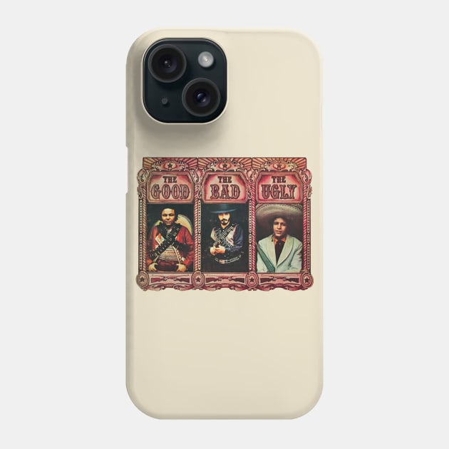 The Good, the Bad, the Ugly Phone Case by gemini chronicles