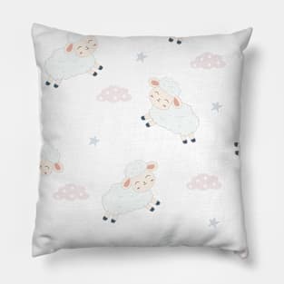 Cute Kawaii Clouds Pillow