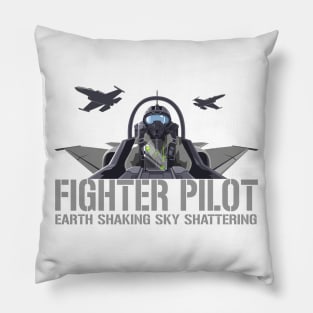 Fighter Pilot Cockpit Pillow