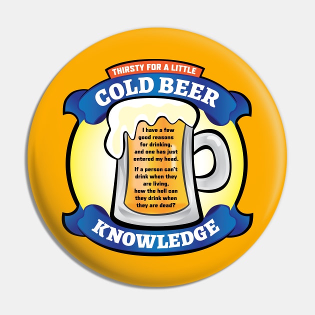 Cold Beer Knowledge Pin by MitchLinhardt