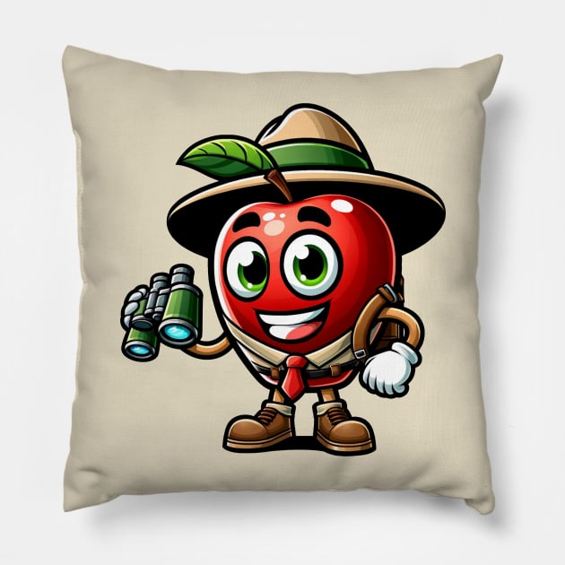 apple the tour guide Pillow by Ferdi Everywhere