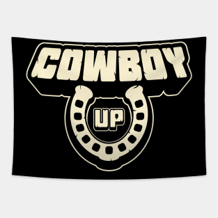 Cowboy Up Tapestry