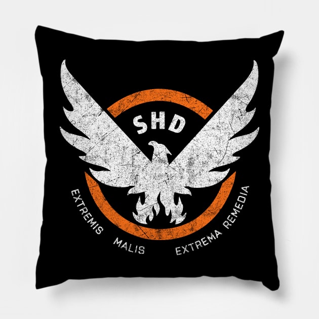 Strategic Homeland Division Pillow by Anthonny_Astros