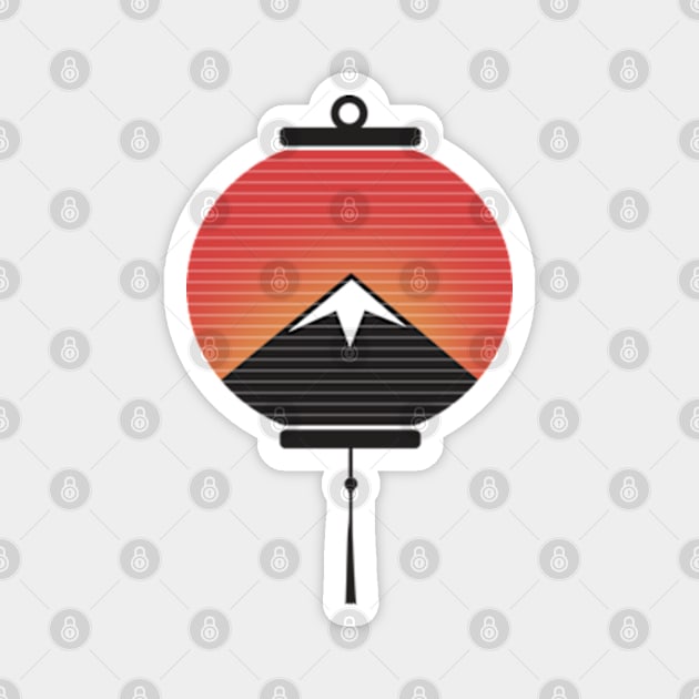 Japanese Lantern Magnet by deadright