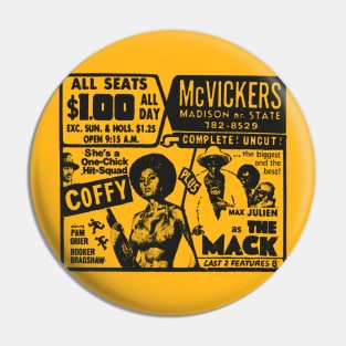 THE MACK AND PAM GRIER Pin