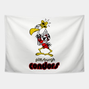 Retro Pittsburg Condors Basketball 1971 Tapestry