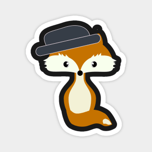 Cute fox in autumn Magnet