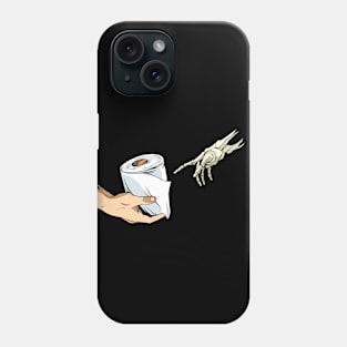 CREATION OF ADAM TOILET PAPER Phone Case