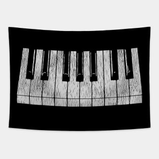 Piano Keys Vintage Tapestry