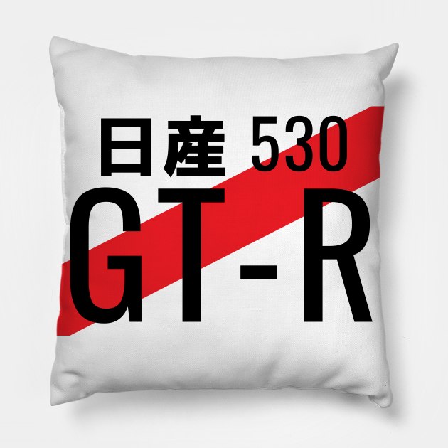 GTR JDM Plate Pillow by JDMShop