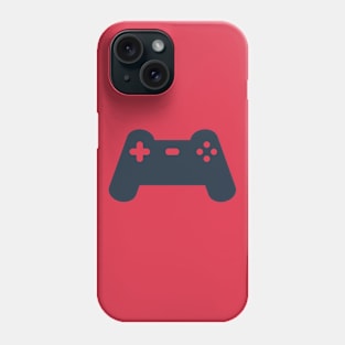 Minimalist Console Controller (Dark Blue and Red) Phone Case