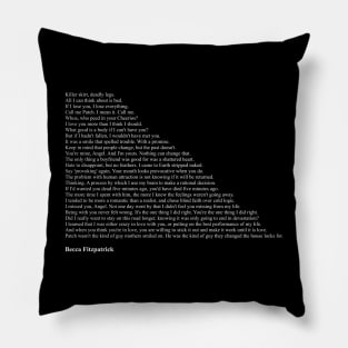 Becca Fitzpatrick Quotes Pillow