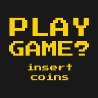 Retro Gamer Arcade Play Game 8-Bit Video Games Fan T-Shirt