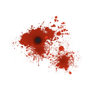 Bloody Bullet Wound T-Shirt