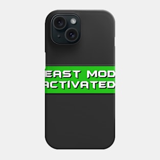 Unleash Your Inner Beast with "Beast Mode Activated" T-Shirt Phone Case