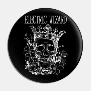 Electric Wizard skull Pin