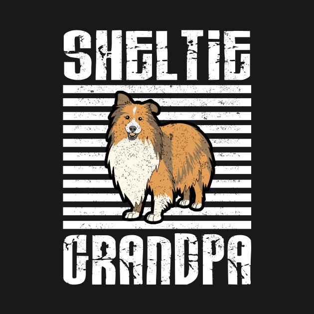 Sheltie Grandpa Proud Dogs by aaltadel