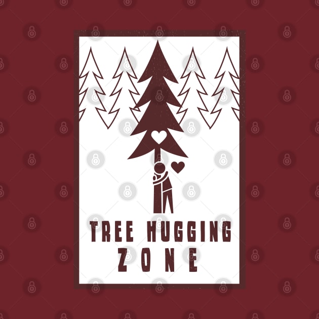 Tree Hugging Zone by Charlie Adam Design Shop