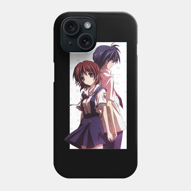 Clannad - Tomoya Okazaki · Nagisa Furukawa Phone Case by SirTeealot