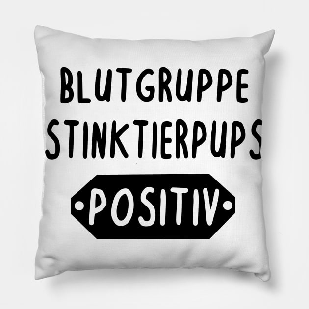 Skunk joke trash garbage aisle lover motif Pillow by FindYourFavouriteDesign