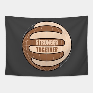 Stronger Together Hands Tapestry