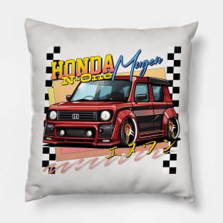 Honda N-One Mugen  // Retro Classic Car Lover Design Pillow