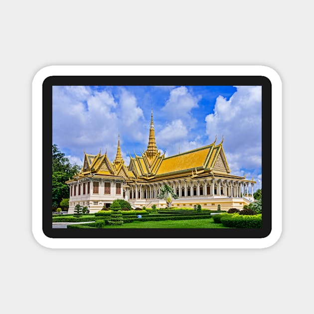 Silver Palace Phnom Penh. Magnet by bulljup