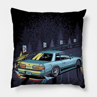 Silvia s13 touge drift Pillow