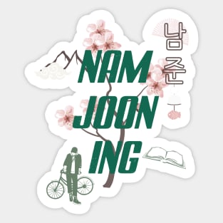 BTS RM Mirror Selfie Sticker Sticker for Sale by vforvisual