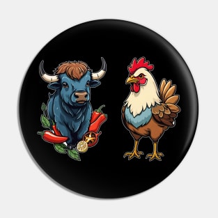 Spicy Buffalo Chicken Pin