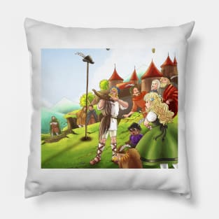 The Day The Legend Began II Pillow