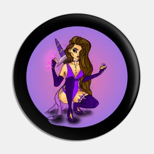 i believe in fairies (purple fairy) Pin