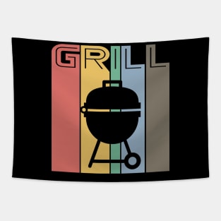 Grill Chef - BBQ - Retro Style Tapestry