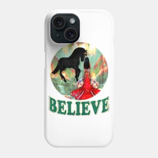 Believe. Unicorn and Mermaid Phone Case