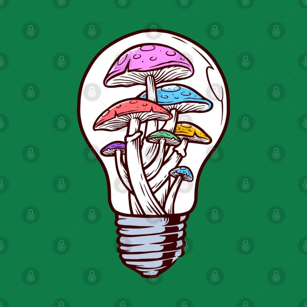 colorful light mushroom by Mako Design 