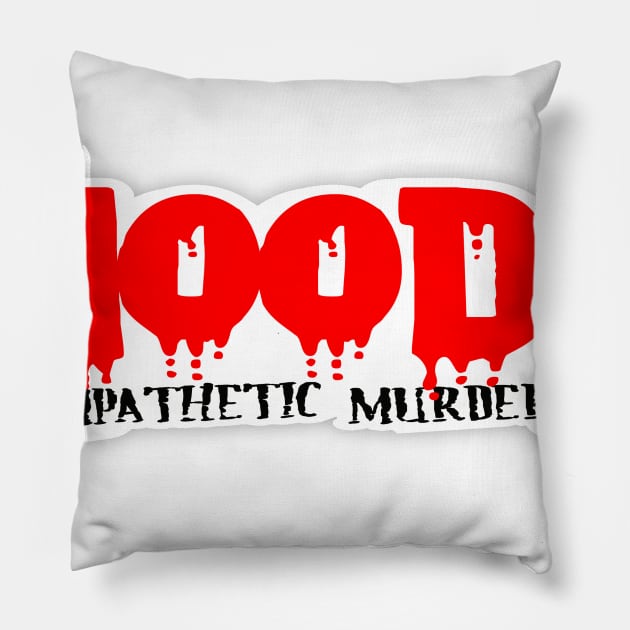 Hoody Title Logo (white bg) Pillow by TeamAnomalous1