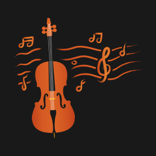 The Cello Cellist Gift Idea Cello Player Art T-Shirt