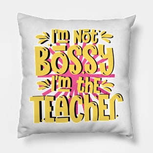 Boss Teacher Pillow