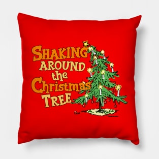 Shaking Around the Christmas Tree Parkinsons Awareness Pillow