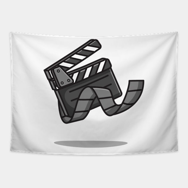 Clapper Board Tapestry by fflat hds