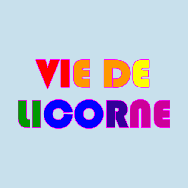 Vie de licorne - logo seulement by annearchet