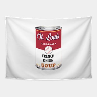 St Louis Cardinals Soup Can Tapestry