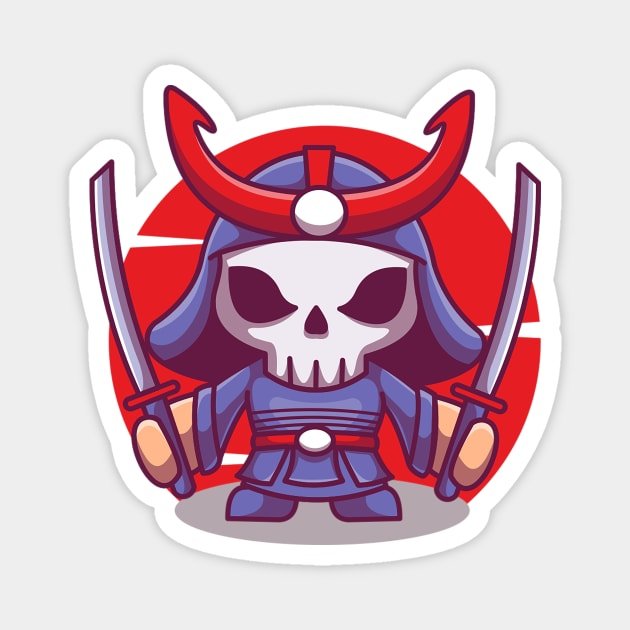 Death Samurai Magnet by haallArt